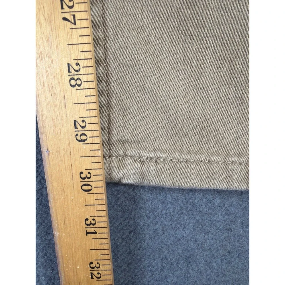 Levi's 511 Slim Fit Pants Mens 32x30 Khaki Tan Stretch Cotton Jeans‎ White Tab